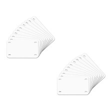 7 Inch X 4 Inch 20 Pack Sublimatie Nummerplaat Blanks, Warmte Thermische Transfer DIY Foto, Aluminium Kentekenplaat Tag