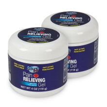 Blue Goo Pijnverlichtende Gel - voor Rug, Nek, Spieren en Gewrichten, Snelle Koeling met 100% Pure Emu Olie, 4 oz (2 Pack)