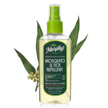 Murphy's Naturals Mosquito & Tick Bug Repellent Spray, Oil of Lemon Eucalyptus for Skin + Outdoor Gear, DEET-Free, 4 Ounce Pump, 1-Pack