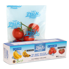 Freshpack 247 Roll 25x35 cm (~3.6 L) - Bolsas Desgarrables Reutilizables para Alimentos
