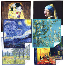 Grote [6-pack] Wereld Beste Classic Kunst Collectie Microvezeldoeken - Ultra Premium Kwaliteit