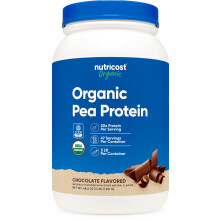 Nutricost Polvere di Proteine di Pisello Biologica (3 LBS) Cioccolato - Certificata USDA Organica, Vegetariana, Senza Glutine, Non-GMO