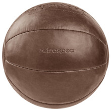 Balle Médicale Pondérée Retrospec Core 4, 6, 8, 10, 12, 14, 16, 20, 25, 30 lbs en Cuir Vegan