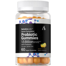 Gomitas Probióticas Horbach | 60 Unidades | 1.5 Mil Millones con Prebiótico | Suplemento Vegano