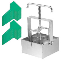 Handheld 2-Inch Soil Blocker Soil Block Maker with Dibbles Dibbers Edition 0617