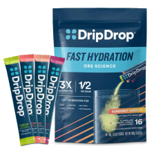 Pacchetti di Idratazione DripDrop - Variety Pack Sunburst - Mix di Elettroliti in Polvere