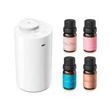 Kit de Diffuseur d'Huiles Essentielles Airversa sans Eau avec 4 x 10mL d'Huiles Parfumées