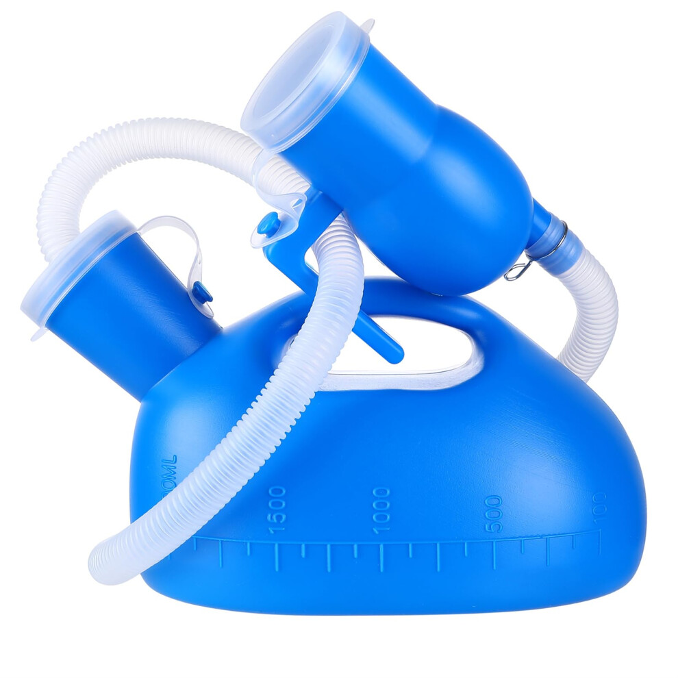 Yeasing Urinal Bottle Portable Urinals For Men Women Urine Bottle 2000Ml Mens Potty Spill Proof Pee Bottle With 68" Long Tube Travel Toilet Incontinence Bottl