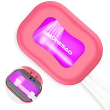 MONESAO Tandenborstel Sanitizer Covers, Tandenborstel Case met Violette Licht - Oplaadbare Reinigingscase - Auto Thuis Reis Tandenborstel Kap