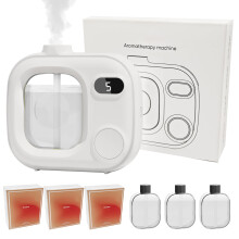 Vousm Diffuseur Aromathérapie Sans Fil Ultrasonique pour Maison Grandes Chambres