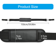 Fishing Rod Shoulder Strap With 2 Rings And Rod Fasteners For Easy Transport