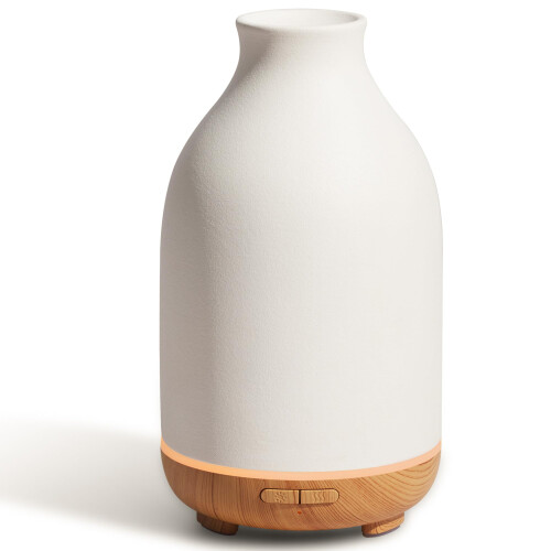 InnoGear Aromaterapi Diffuser, 150ml Keramisk Diffuser Handtillverkad Ultrasonisk Kylmist