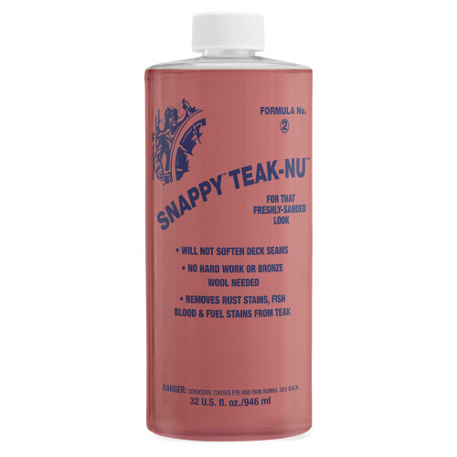 SNAPPY TEAK-NU Formule No. 2 - Restaurez le Teck Vieilli - Étape 2 de Système 32 OZ