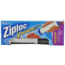 Kit de Inicio de Aspiración Ziploc, Bolsas de 3 Cuartos, 1-Pump