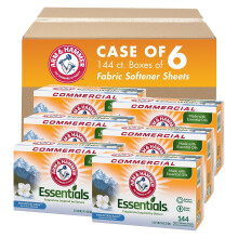Arm & Hammer Essentials Asciugamani Professionali, Montagna Piovosa, Confezione da 144 Fogli, (Cassa da 6)