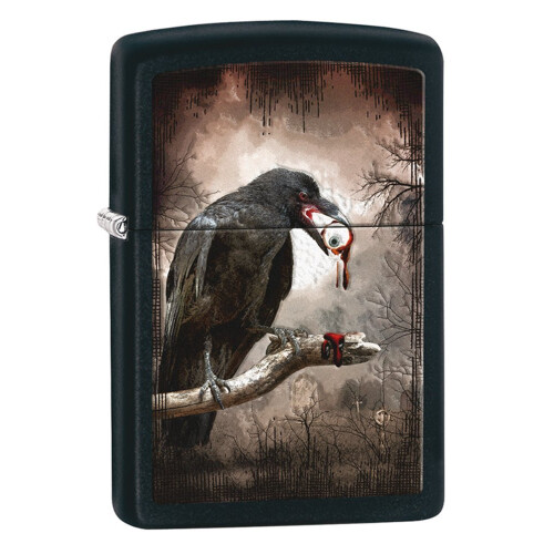 Zippo Zippo Goth-Raven Eyeball Pocket Lighter