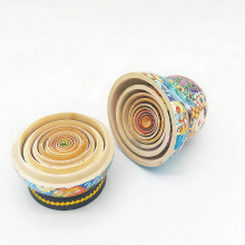 Educational Stacking Toy Wooden Set 10 Layer for Children Matryoshka Russian