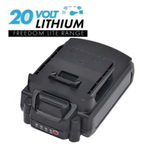 20V 1.5Ah Lithium-Ion Battery Pack for Freedom Lite Tools, Lightweight Slide Pack Design, Quick Installation, Consistent Power Delivery