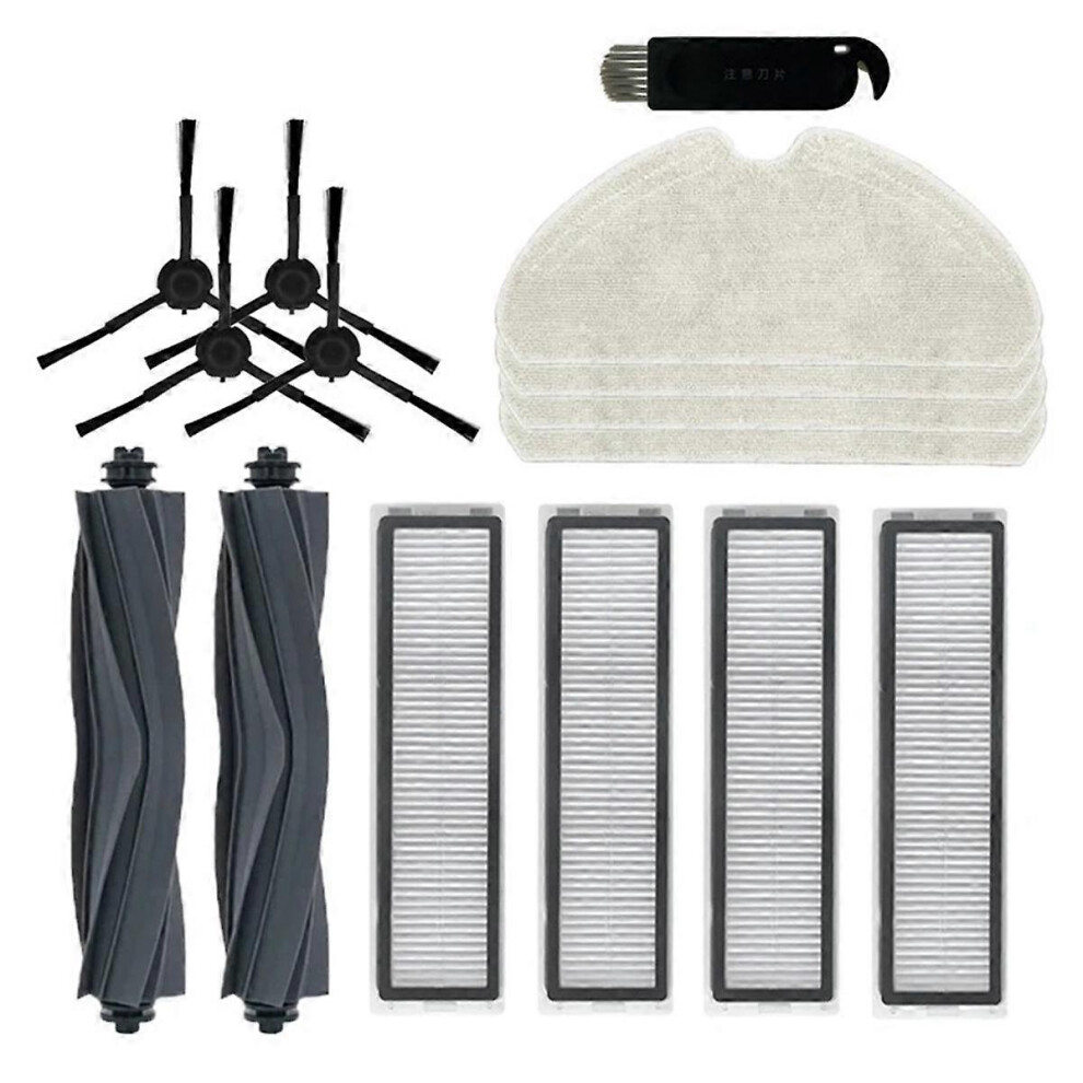 For D10s / D10s Pro Robotic Vacuum Cleaner Main Side Brush Accessories Hepa Filter Mop Cloth Rags S Edition 0617 6913222323427