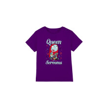 (12-13 Years, Purple) The Nightmare Before Christmas Childrens/Kids Queen Sally T-Shirt