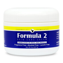 Formula 2 Hudvårdskräm - 8 oz. burk, Farmaceutiskt Formulerad Fuktkräm och Barriärkräm