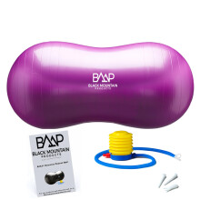 Ballon de Yoga en Cacahuète Violet avec Pompe à Pied 1000Lb Capacité Statique