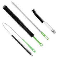 Set de 4 cepillos flexibles para limpiar rejillas, bobinas de nevera y espacios reducidos