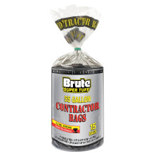 Sacs à déchets Brute Super Tuff 2,2 MIL, Extra Grand, 55 Gallons, 15 Compte