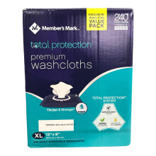 Member's Mark Volwassen Doekjes (240 stuks) 5 Pakketten van 48