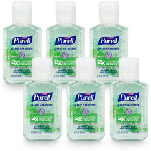 PURELL Advanced Hand Sanitizer, Lugn Gel, Fräsch Doft, 2 fl oz Resestorlek Flaska (Pack om 6)