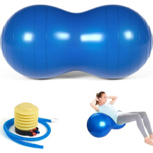 Balle de Rééducation en Forme de Cacahuète pour Enfants, 90x45cm, avec Pompe