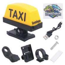 LED warning light for motorcycle helmets with rechargeable battery