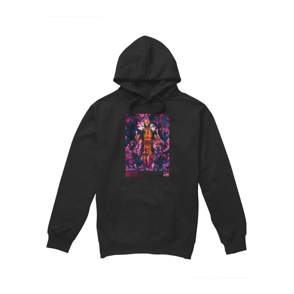 Marvel (M, Black) Mens X-Men Wolverine Nightcrawler Hoodie