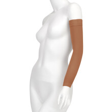 Manga Juzo Soft 2001 20-30mmhg con Banda de Silicona para Mujeres,Cinnamon,5 (V) Regular