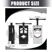 Professional Cycling Tool Bike Cutter Guide For Accurate Steerer Tube Cutting Black