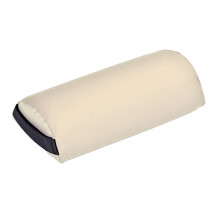 EarthLite Necl Kussen - Duurzame Massage Bolster, 100% PU Bekleding incl. Handgreep/Professionele Kwaliteit/Ondersteuning Bij Rugpijn, Vanille Crème