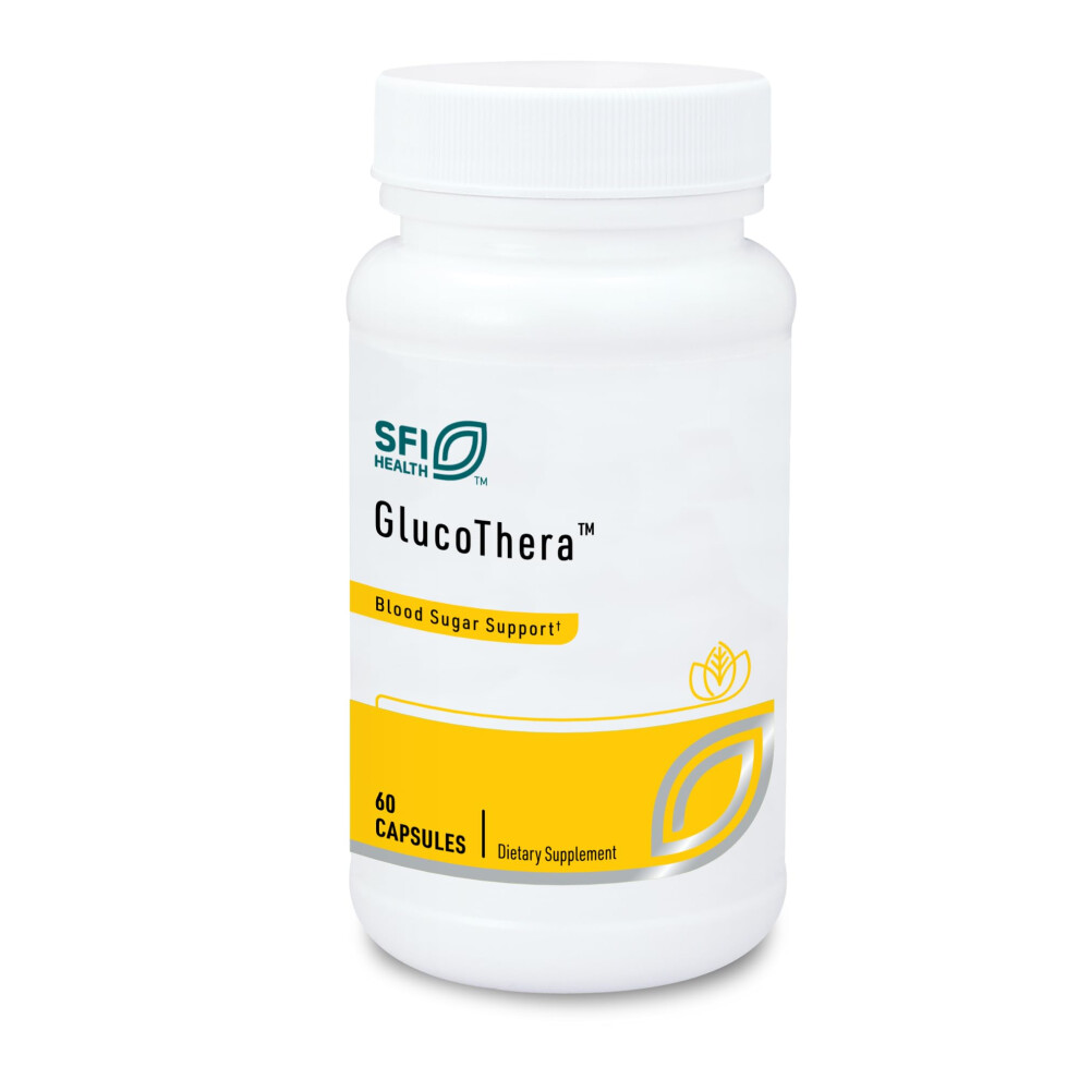 Klaire Labs Glucothera - Hypoallergenic Chromium Complex With Alpha-Lipoic Acid, Banaba Extract & Vanadium (60 Capsules)
