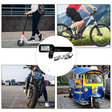 Adjustable Speed Electric Bike Throttle Handlebar with Battery Level Indicator