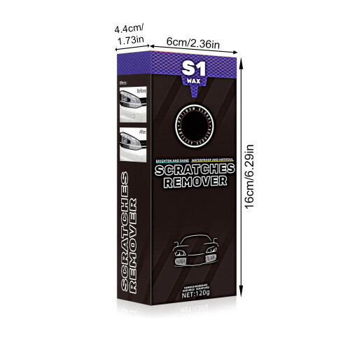 Simple Application Scratch Removal Liquid Kit Includes Sponge & Cloth for Auto