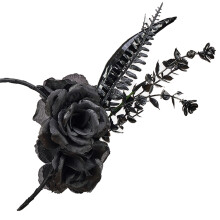 Plastic Witch Horn Headband Halloween Dressing up Party Hair Accessory
