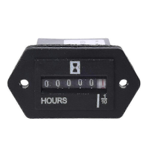 Hour Meter for Tractors, AC 100-250V Electromechanical Operation Counter
