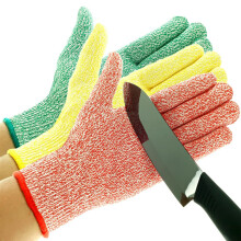 TruChef Premium Schnittschutz-Handschuhe für Erwachsene - Level 5 Anti-Cut Schutz für Fleisch, Gemüse & Holzschnitzen