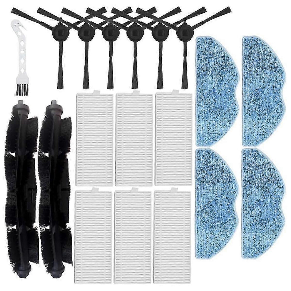 19 Pcs For Tefal Rowenta X-Plorer Serie 75 S+ Rg8597w Robot Vacuum Cleaner Parts Main Brush Hepa Fil Edition 0618 6913222339077