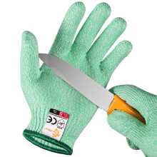Guanti Resistenti ai Tagli Evridwear per Bambini 10-13 Anni, Protezione Livello 5 per Cucina e Giardinaggio