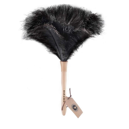 Plume Duster, Duster en Plume d'Ostrich Ddzmz avec Long Manche en Bois Réutilisable