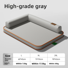 (Gray, 2XL) Bed for Large Dogs Medium Dog Big Cushion Bedding Cats Sofa Baskets Small Breeds Mat Cushions Accessories Blanket Pet Puppy Pets