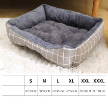 (PS176-3, XL 70x50cm) Pet Winter Bed Mat Large Dog Sofa Bed Warm Pet Nest Kennel For Small Medium Large Dogs Puppy Kitten Plus Size Sleeping Mattress