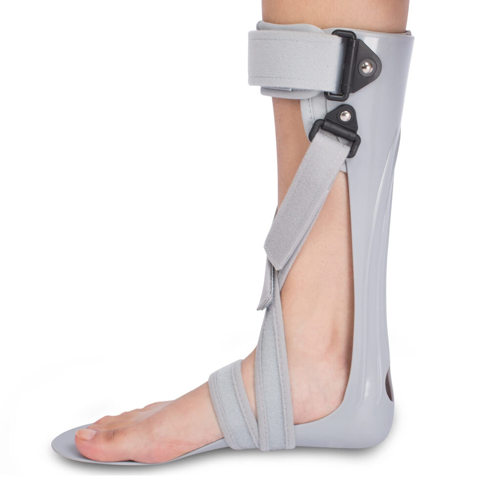 Ghorthoud Afo Foot Drop Brace Splint Ankle Foot Orthosis Walking With Shoes Or Sleeping For Stroke Hemiplegia (Medium-Right)