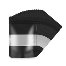 Bolsas Mylar 3.5 para Alimentos 4x6 pulgadas, Bolsas Resealable con Ventana, Ideal para Negocios