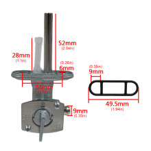 5LP-24500-01-00 Motorcycle Replacement Fuel Gas On Off Petcock Valves Switches
